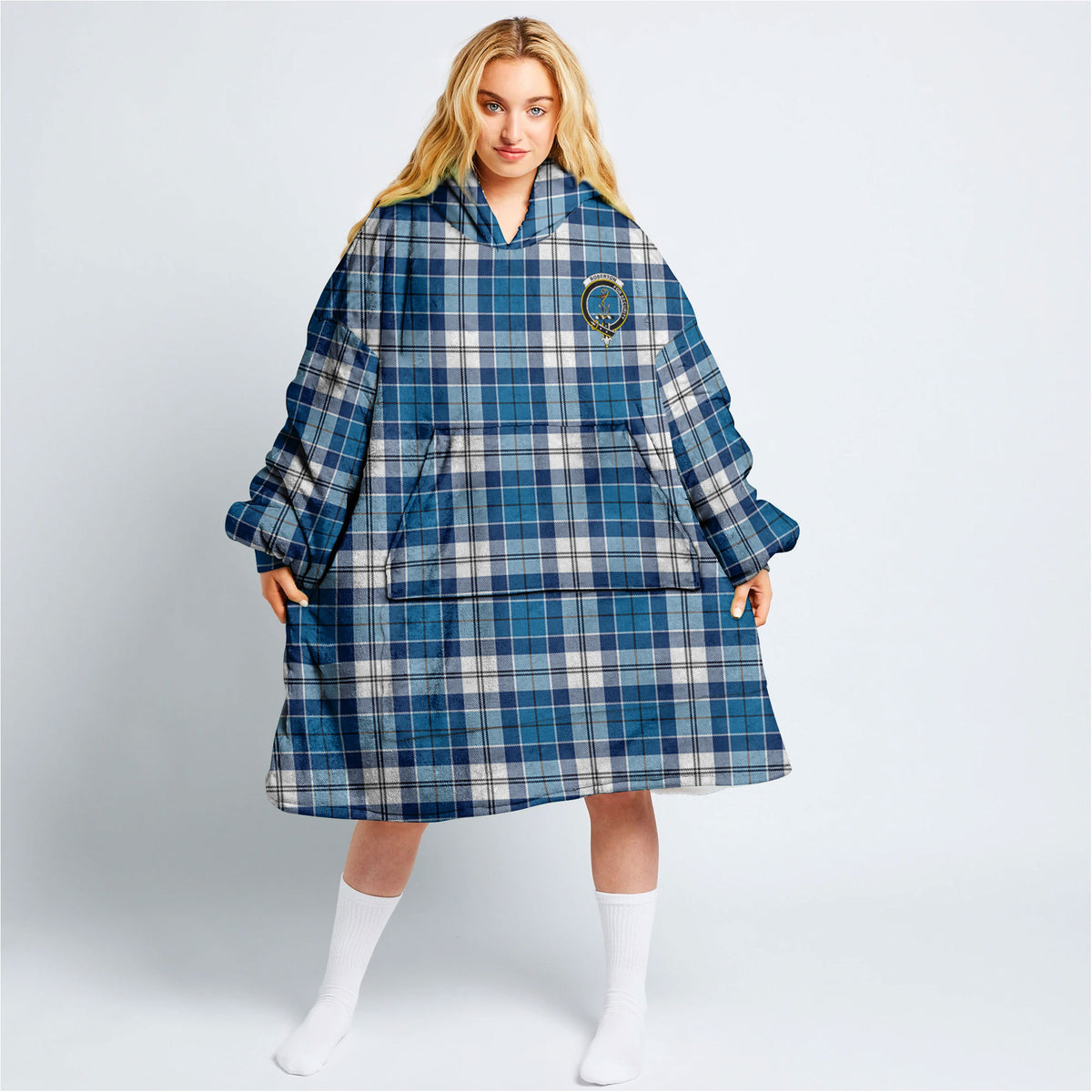 Roberton Tartan Hoodie Blanket