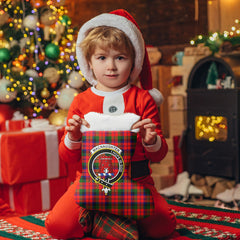 MacNaughten Tartan Crest Christmas Stocking