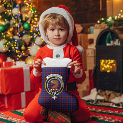 Wedderburn Tartan Crest Christmas Stocking