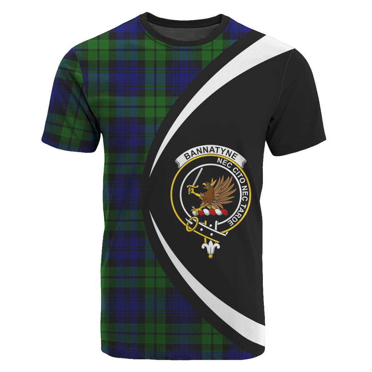 Bannatyne Tartan Crest T-shirt - Circle Style