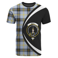 Bell of the Borders Tartan Crest T-shirt - Circle Style