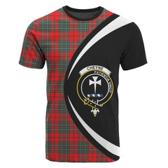 Cheyne Tartan Crest T-shirt - Circle Style