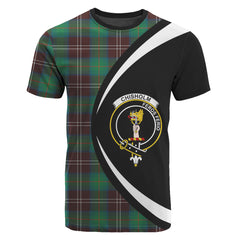 Chisholm Hunting Ancient Tartan Crest T-shirt - Circle Style