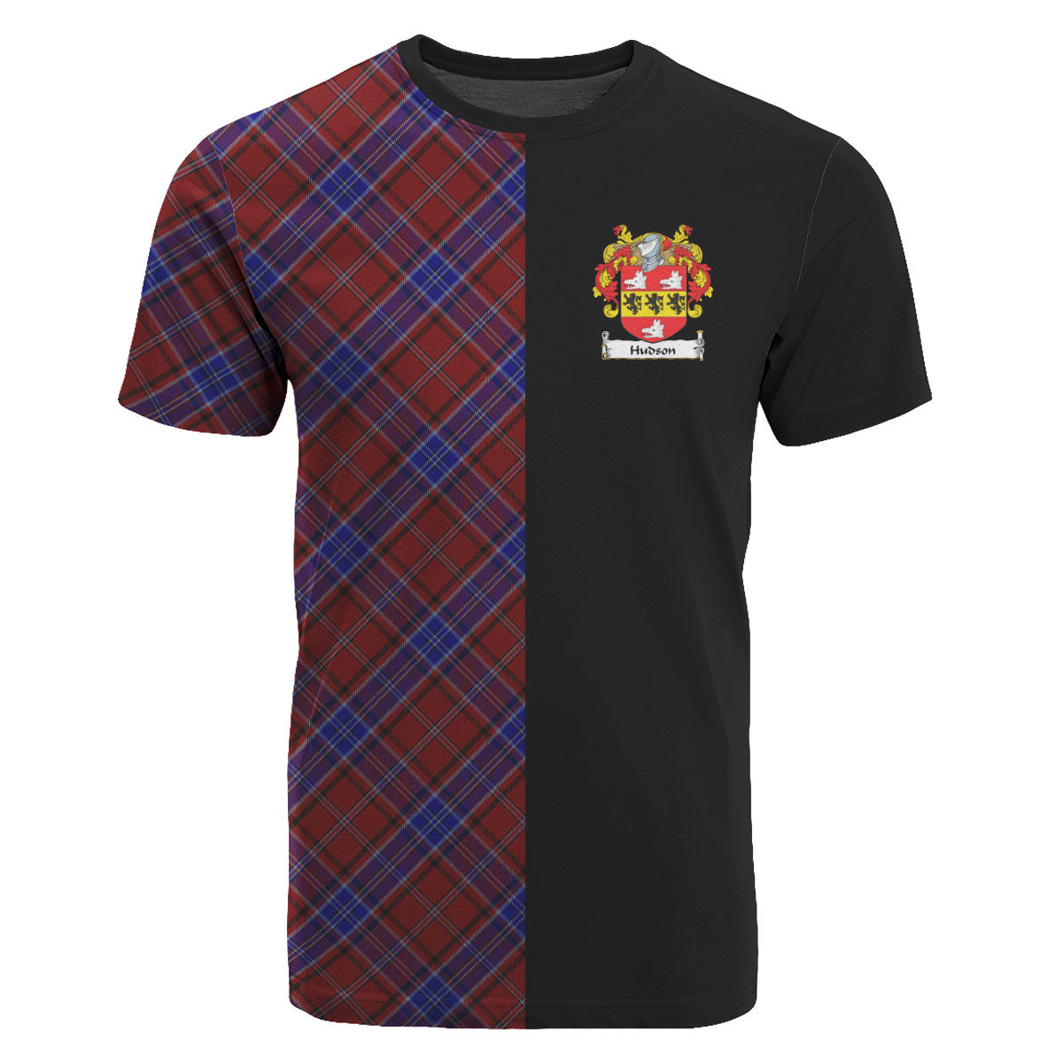 Hudson Tartan T-Shirt Half of Me - Cross Style