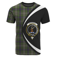 Davidson Tulloch Dress Tartan Crest T-shirt - Circle Style