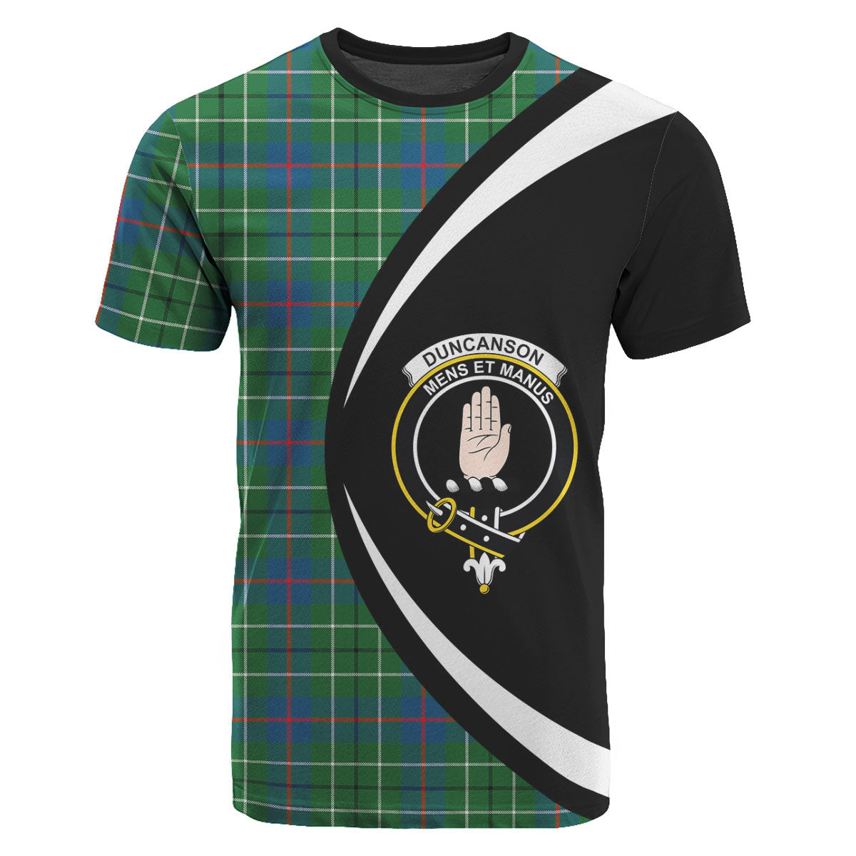 Duncanson Tartan Crest T-shirt - Circle Style