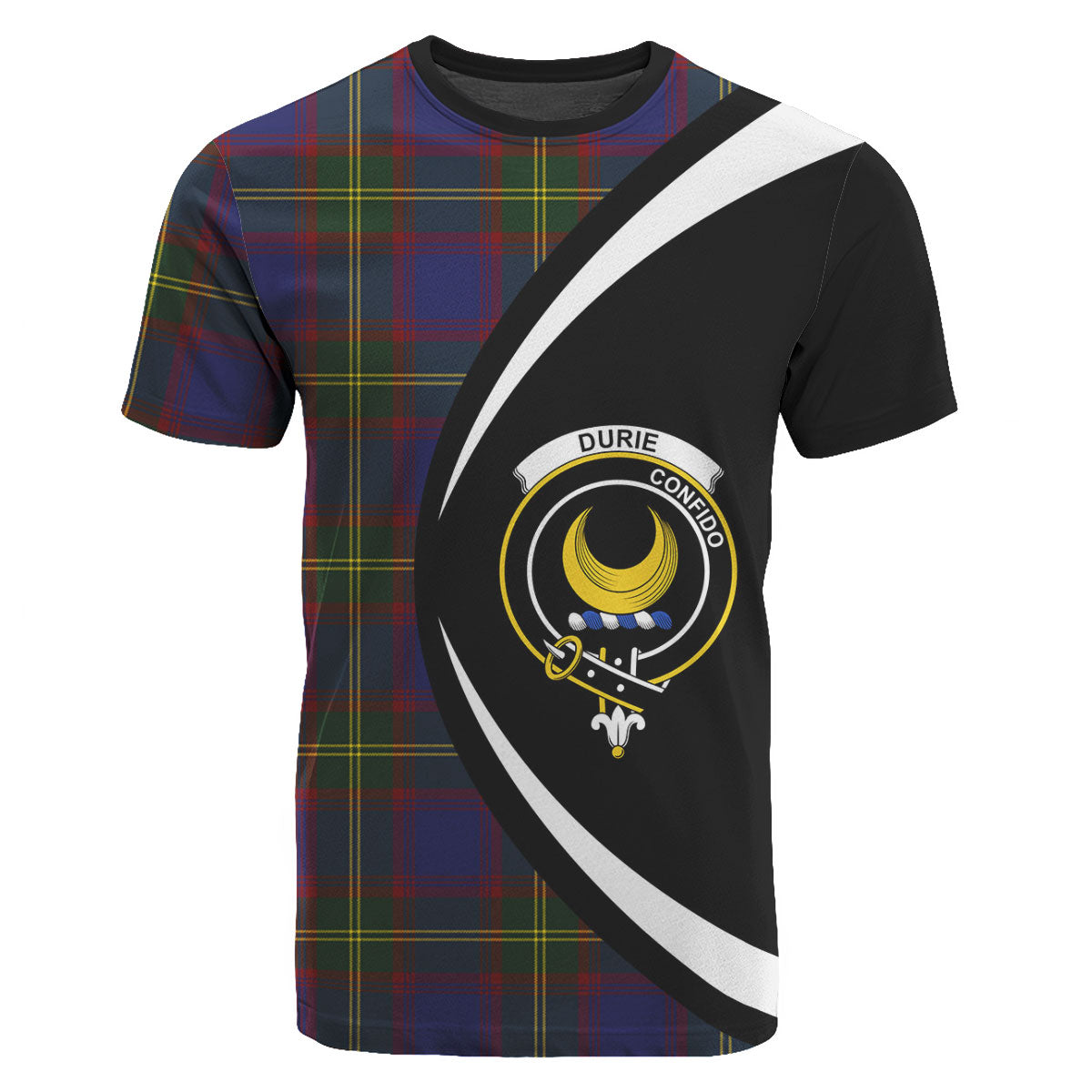 Durie Tartan Crest T-shirt - Circle Style