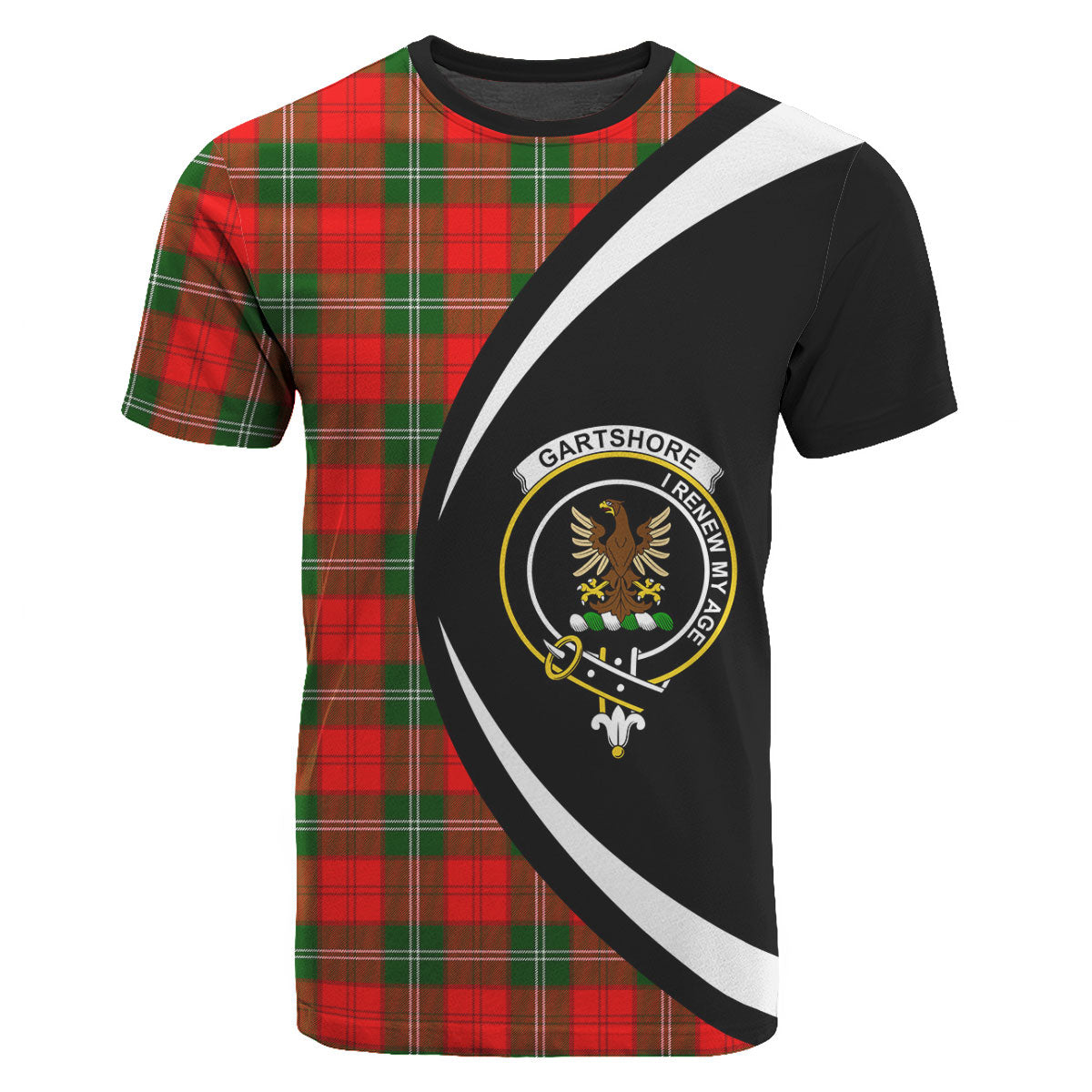 Gartshore Tartan Crest T-shirt - Circle Style