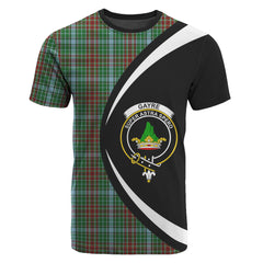 Gayre Tartan Crest T-shirt - Circle Style