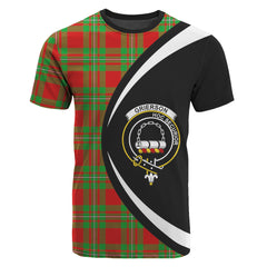 Grierson Tartan Crest T-shirt - Circle Style