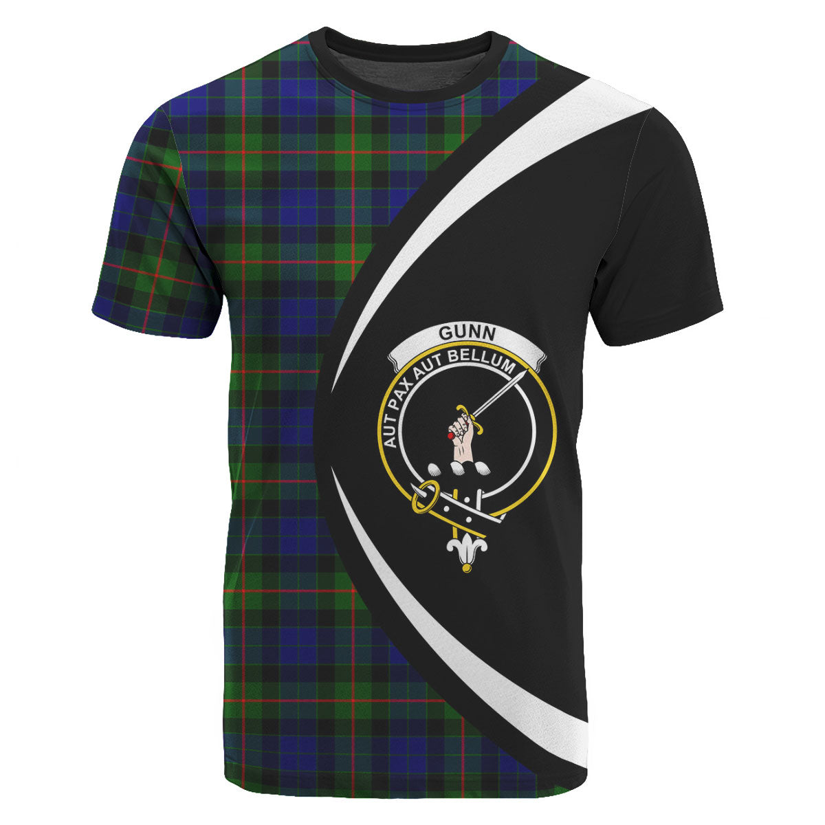 Gunn Modern Tartan Crest T-shirt - Circle Style