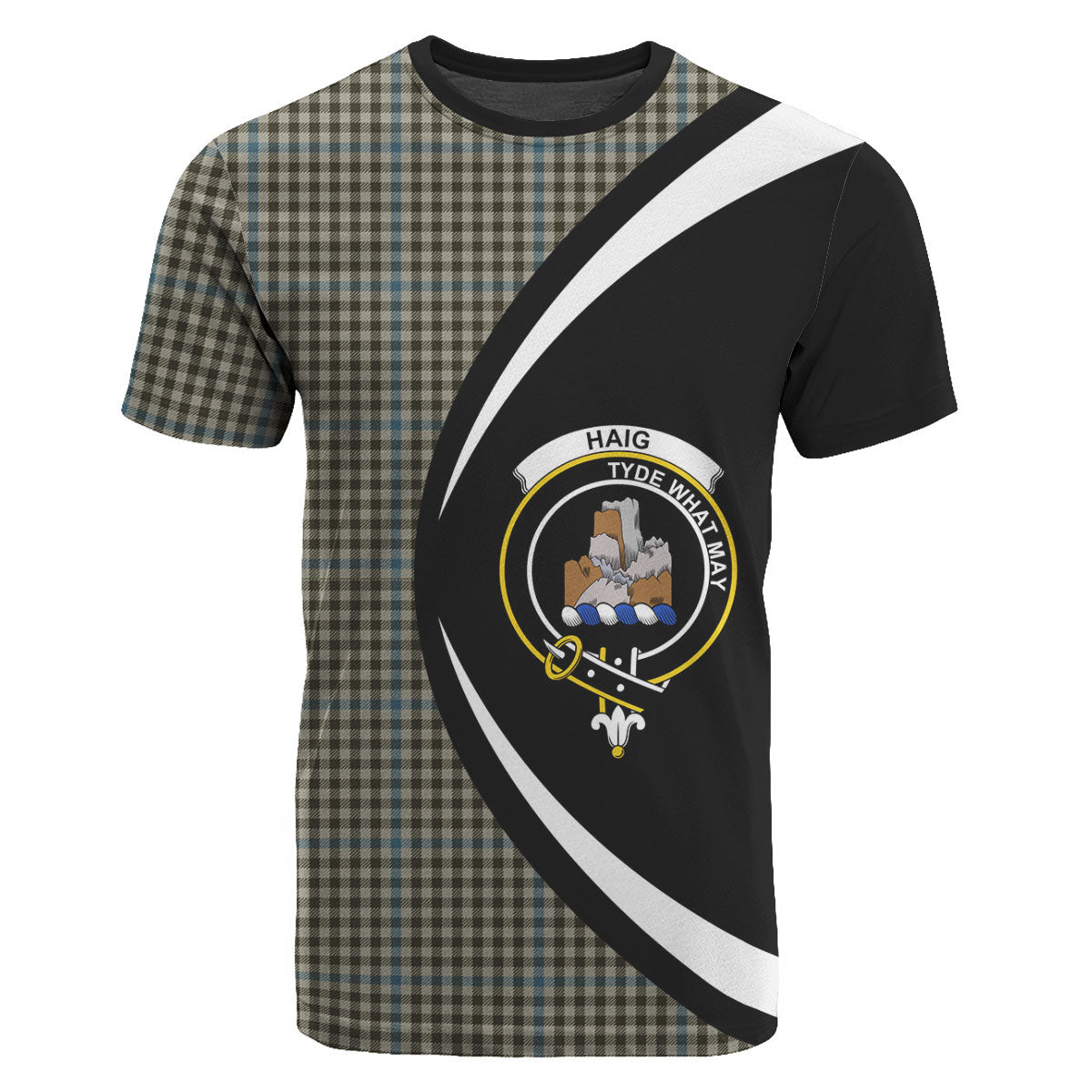 Haig Check Tartan Crest T-shirt - Circle Style