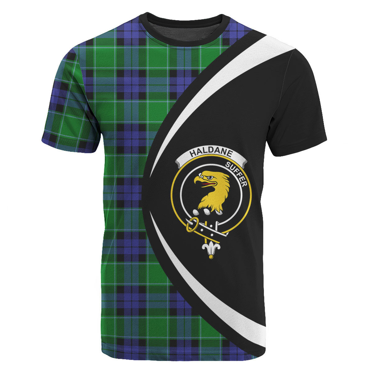 Haldane Tartan Crest T-shirt - Circle Style