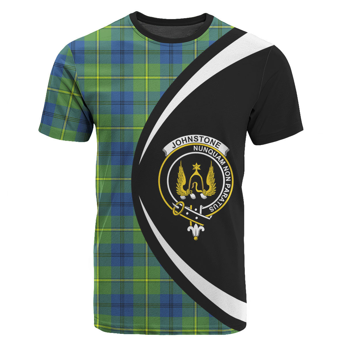 Johnstone Ancient Tartan Crest T-shirt - Circle Style