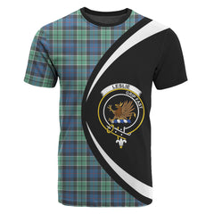 Leslie Hunting Ancient Tartan Crest T-shirt - Circle Style