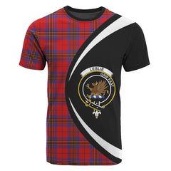 Leslie Modern Tartan Crest T-shirt - Circle Style