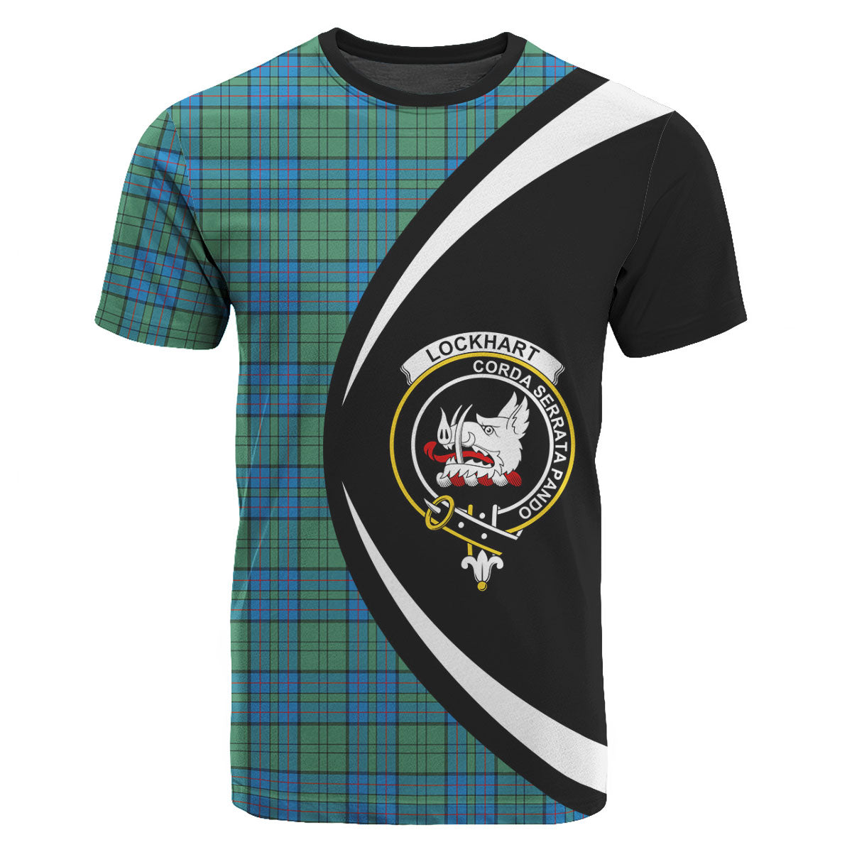 Lockhart Tartan Crest T-shirt - Circle Style