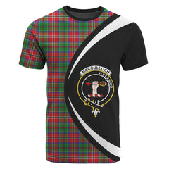 MacCulloch (McCulloch) Tartan Crest T-shirt - Circle Style