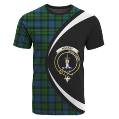 MacKay Modern Tartan Crest T-shirt - Circle Style