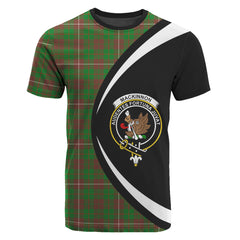 MacKinnon Hunting Modern Tartan Crest T-shirt - Circle Style