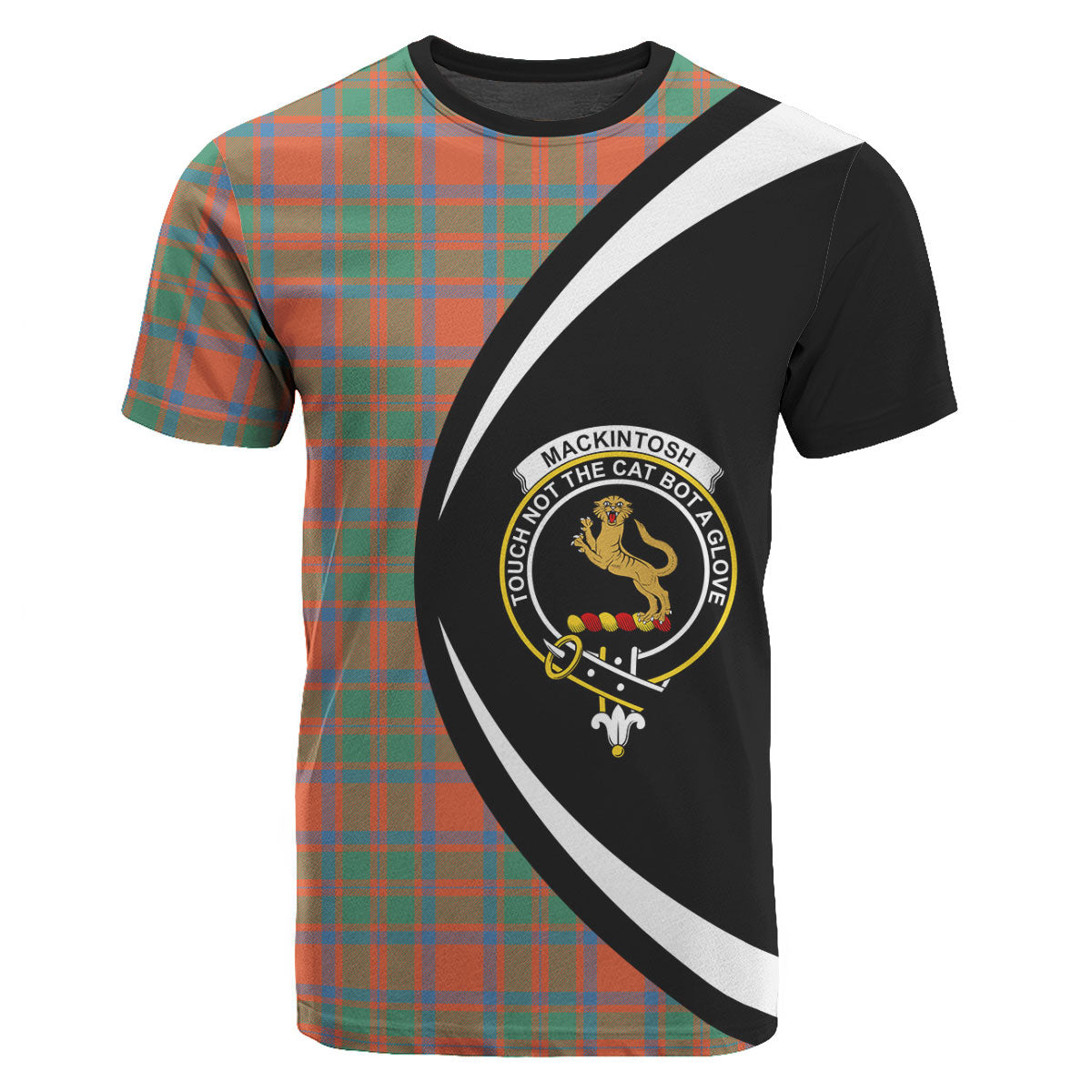 MacKintosh Ancient Tartan Crest T-shirt - Circle Style