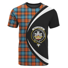 MacLachlan Ancient Tartan Crest T-shirt - Circle Style