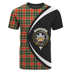 MacLachlan Hunting Modern Tartan Crest T-shirt - Circle Style