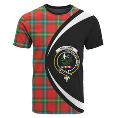 MacLaine of Loch Buie Tartan Crest T-shirt - Circle Style