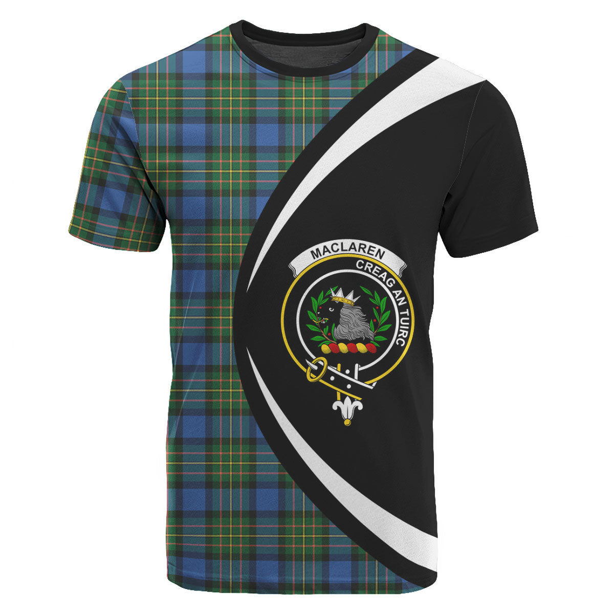 MacLaren Ancient Tartan Crest T-shirt - Circle Style