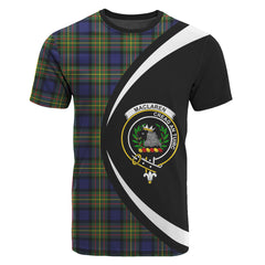 MacLaren Modern Tartan Crest T-shirt - Circle Style