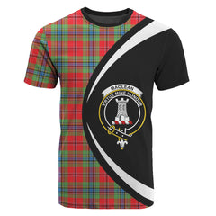 MacLean of Duart Modern Tartan Crest T-shirt - Circle Style