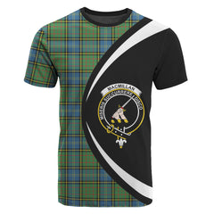 MacMillan Hunting Ancient Tartan Crest T-shirt - Circle Style