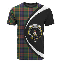 MacMillan Hunting Modern Tartan Crest T-shirt - Circle Style