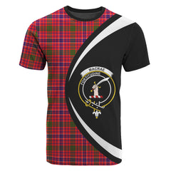 MacRae Modern Tartan Crest T-shirt - Circle Style