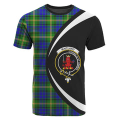 Maitland Tartan Crest T-shirt - Circle Style