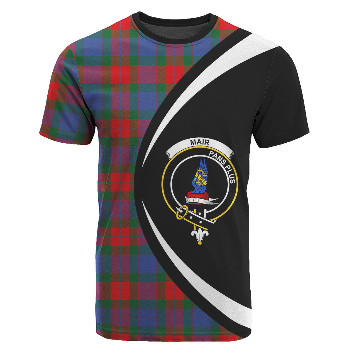 Mar Tartan Crest T-shirt - Circle Style