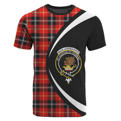 Marjoribanks Tartan Crest T-shirt - Circle Style