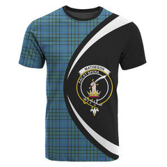 Matheson Hunting Ancient Tartan Crest T-shirt - Circle Style