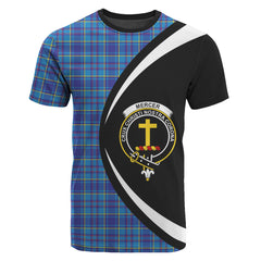 Mercer Modern Tartan Crest T-shirt - Circle Style