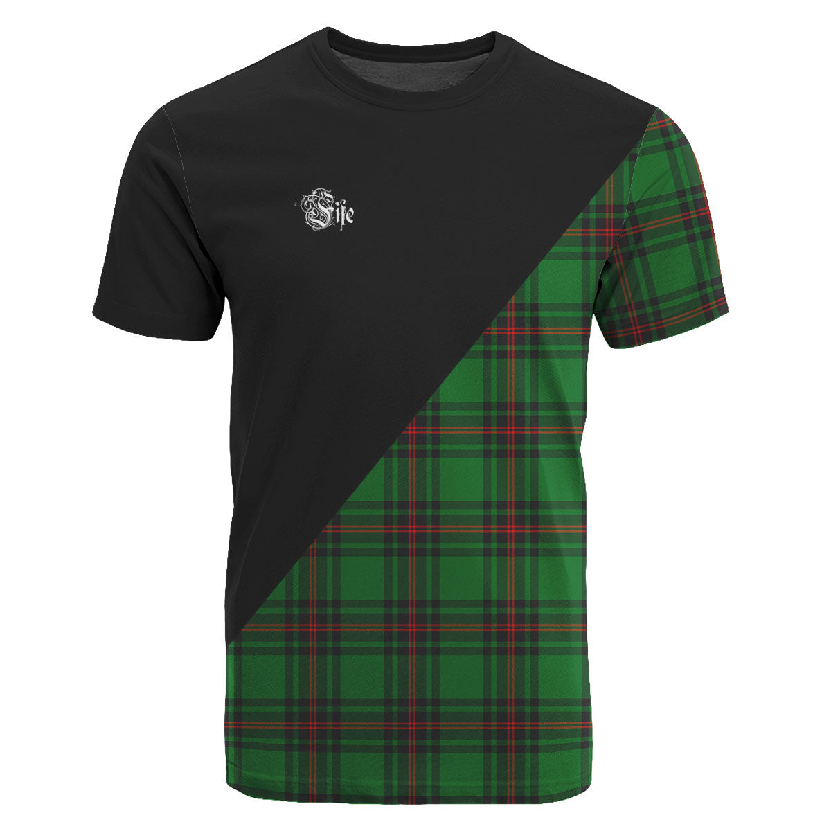 Fife District Tartan - Military T-Shirt