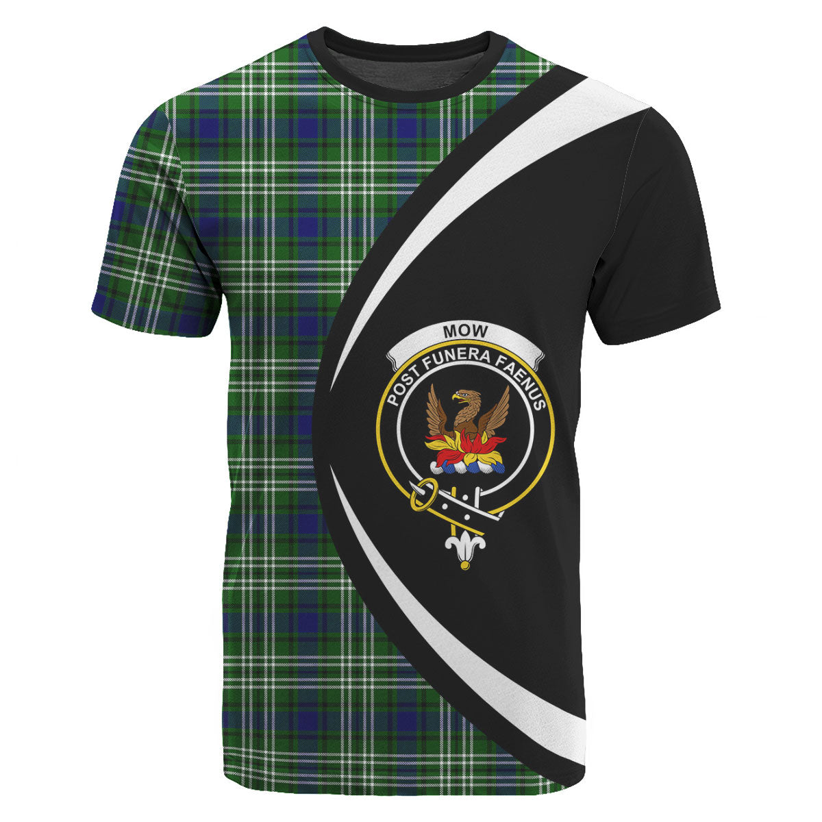 Mow Tartan Crest T-shirt - Circle Style