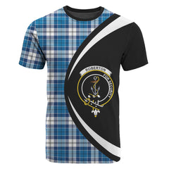 Roberton Tartan Crest T-shirt - Circle Style