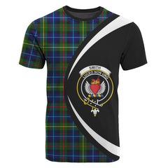 Smith Modern Tartan Crest T-shirt - Circle Style