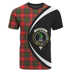 Somerville Tartan Crest T-shirt - Circle Style