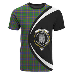 Strang (or Strange) Tartan Crest T-shirt - Circle Style