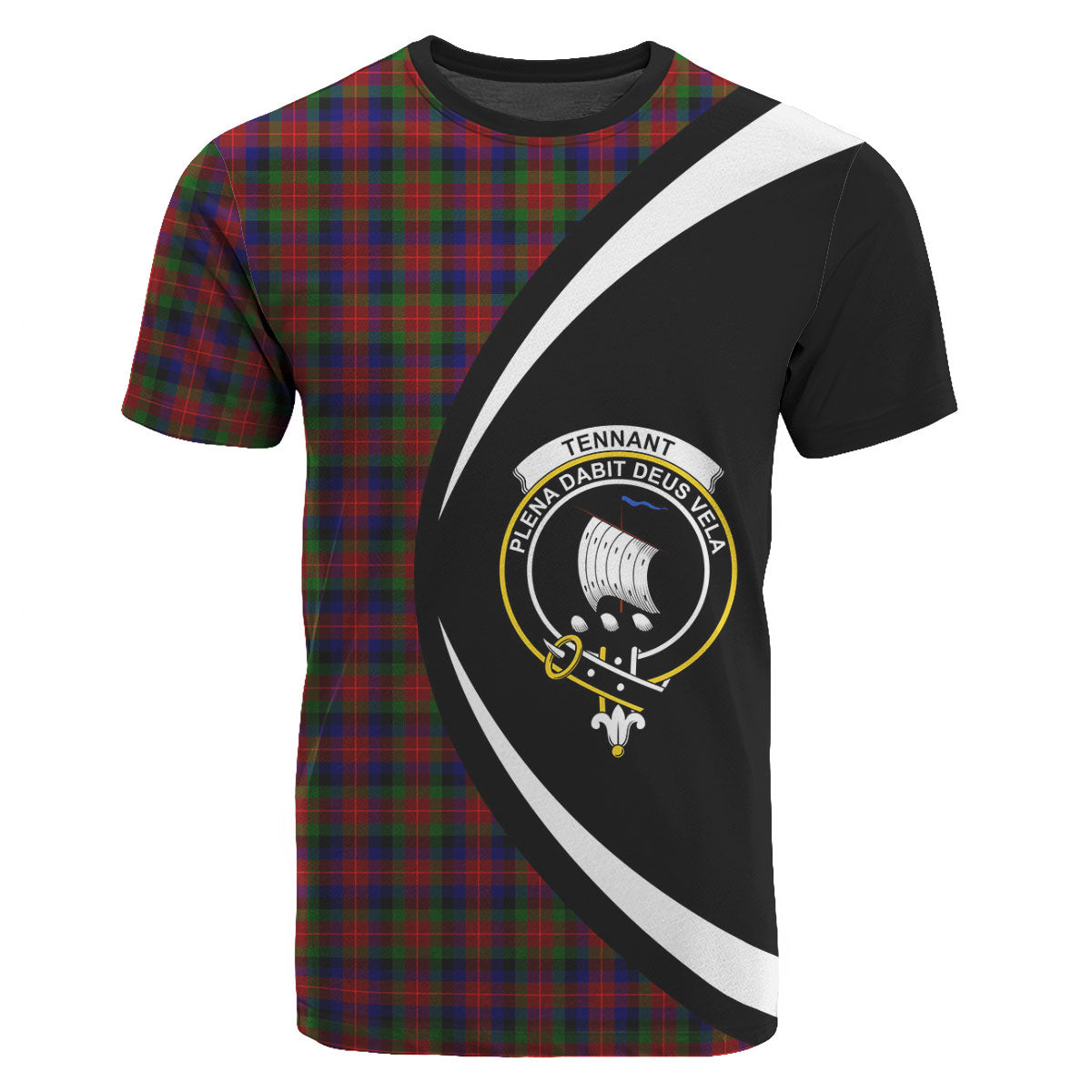 Tennant Tartan Crest T-shirt - Circle Style