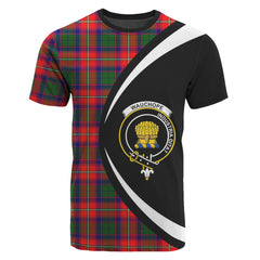 Wauchope (or Waugh) Tartan Crest T-shirt - Circle Style