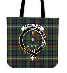 Fergusson Modern Tartan Crest Tote Bag