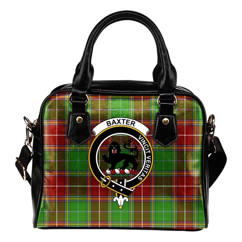 Baxter Modern Tartan Crest Shoulder Handbags