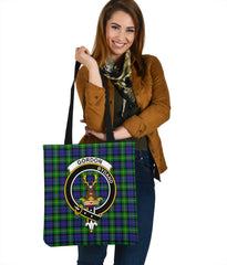 Gordon Modern Tartan Crest Tote Bag - SP